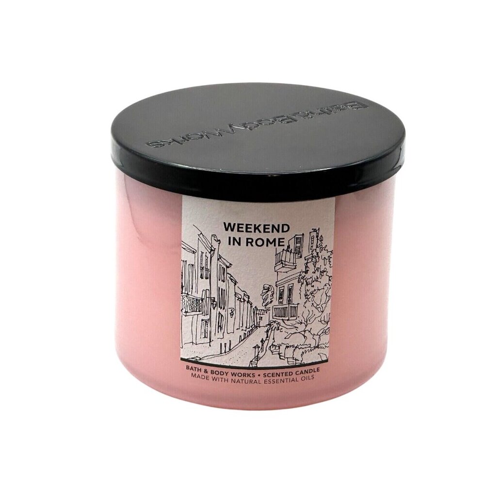Bath and Body Works Weekend in Rome 3-Wicked Candle (14.5 oz / 411 g)